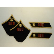 ПОДПОЛКОВНИК, Химические Войска, петлицы и нарукавные знаки обр. 1940 г..
